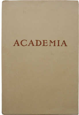 Academia. 1922−1937. Выставка изданий и книжной графики / Составлено М.В. Рацем. М.: Книга, 1980.